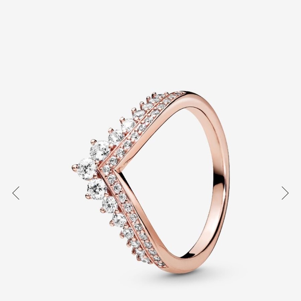 Pandora Rose Gold RING SET!!! 2 RINGS - Picture 2 of 6